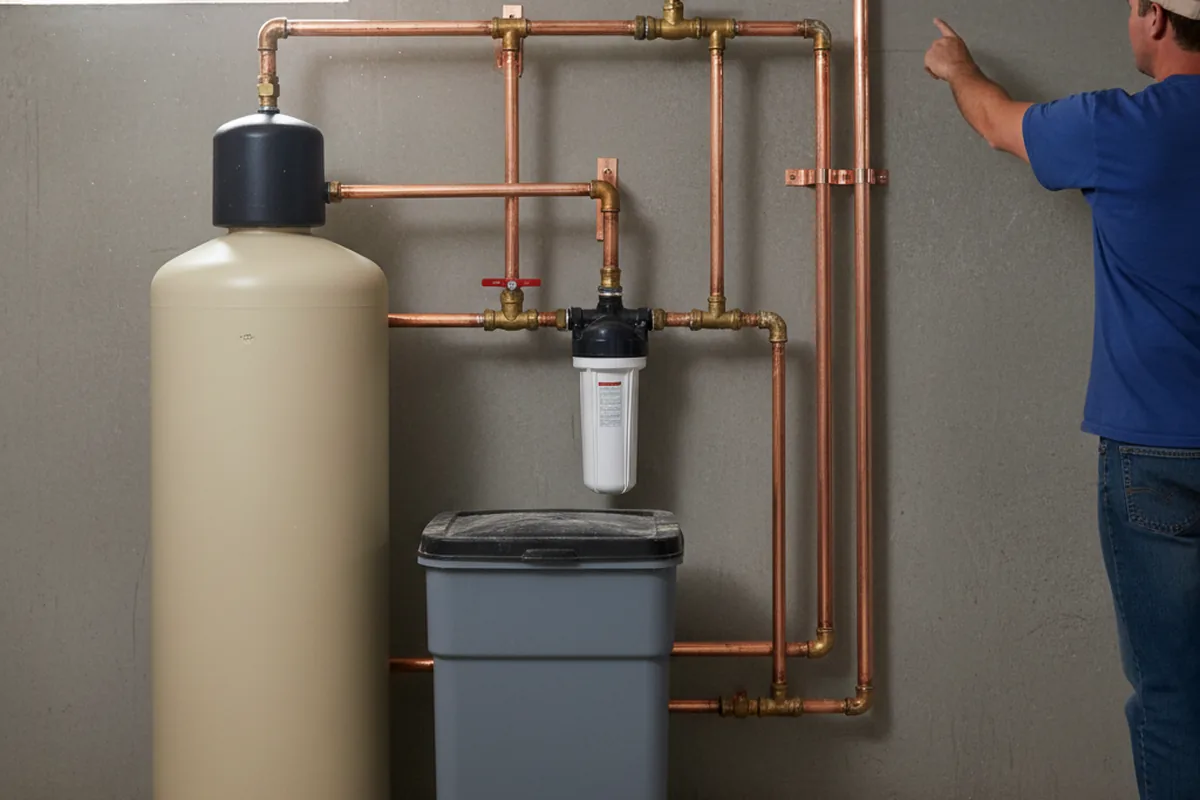 Whole-house water treatment system installed in Warrior